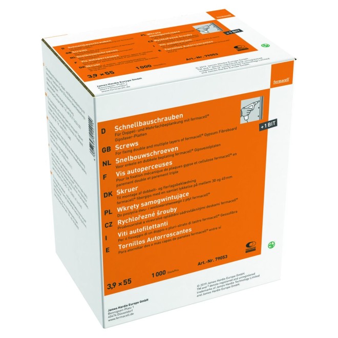 Fermacell Snelbouwschroeven 3.9x55mm 1.000st